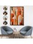 Çerçeveli Dekoratif Kanvas Tablo, Geometrik Desenli Soyut TABLO-7628 7