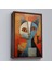 Çerçeveli Dekoratif Kanvas Tablo, Pablo Picasso Tarzı - Soyut Renkli Kedi TABLO-7373 1