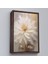 Çerçeveli Dekoratif Kanvas Tablo, Yağlıboya Görünümlü Beyaz Çiçek TABLO-7559 2