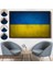 Çerçeveli Dekoratif Kanvas Tablo, Ukrayna BAYRAĞI-7270 7