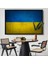 Çerçeveli Dekoratif Kanvas Tablo, Ukrayna BAYRAĞI-7270 8