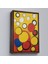 Çerçeveli Dekoratif Kanvas, Calder - Sarı ve Kırmızı Küreler Tablosu - Orbs On Yellow And RED-7367 2