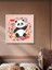 Türk Kültürü Panda LED Tablo – 60X60 cm | Sıva Üstü Montajlı, Tak-Çalıştır Sistem, Arapuarlı 2