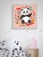 Türk Kültürü Panda LED Tablo – 60X60 cm | Sıva Üstü Montajlı, Tak-Çalıştır Sistem, Arapuarlı 4