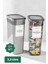 Gri 2'li Toz ve Tablet Deterjan Saklama Kutusu 3,2 Litre 1