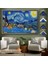 Çerçeveli Dekoratif Kanvas Tablo, Vincent Van Gogh - Yıldızlı Geceler Tablo - Starry NIGHT-7172 6