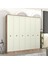 Luna 6 Kapaklı Bazalı Gardırop Tamamı Mdf 1