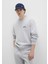 Mavi Logo Baskılı Gri Sweatshirt 0611716-80018 2
