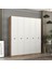 Luna 5 Kapaklı Bazalı Gardırop Tamamı Mdf 1