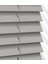 Wooden Blinds %100 Doğal Ahşap Jaluzi Perde 50MM, Alüminyum Kasalı Yüksek Kaliteli - Gri (Kurdelasız) 6