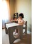Montessori Çocuk Oyun & Aktivite & Çalışma Masa ve Sandalyesi 1-5 Yaş 1