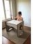 Montessori Çocuk Oyun & Aktivite & Çalışma Masa ve Sandalyesi 1-5 Yaş 2