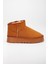 MaskButik Viola Kalın Taban Bilek Boy Ugg Taba 4