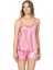 Ince Askılı Saten Babydoll Kadın Şortlu Gecelik 1
