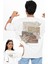 Unisex Taylor Swift Şarkı Sözü Sırt Baskılı Tişört, Oversize So Long London Melek Temalı T-Shirt 1
