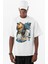 Unisex Kanye West Yazılı Tişört, Oversize Rapper Temalı Bisiklet Yaka T-Shirt 3