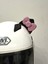 Motor & Motosiklet Pembe Fiyonklu Siyah Kedi Kulak Kask Dış Aksesuarı 4