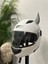 Motor & Motosiklet Gümüş Hologramlı Simli Şeytan Boynuzu Kask Dış Aksesuar 2