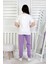 Kız Çocuk Kuromi Desenli %100 Pamuk Pijama Takımı – Yazlık Ev Giyimi 3