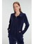 Pamuklu Fermuarlı Sweatshirt Pantolon Pijama Takımı 4