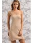 Mikropolyamid Kumaşlı Askıları Çıkabilen Straplez Kısa Elbise Altı Kombinezon 3