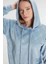 Kapüşonlu Uzun Kol Sweatshirt Pijama Takımı 3