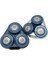 Yedek Tıraş Makinesi Kafası S6000 S6011 S6015 S6840 S6550 S6580 S6670 S6688 S6875 S6840 S5266 Bıçak Siyah (Yurt Dışından) 3