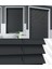 Wooden Blinds %100 Doğal Ahşap Jaluzi Perde 50MM, Alüminyum Kasalı Yüksek Kaliteli - Antrasit (Kurdelasız) 1