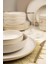 Moderna 16 Parça Beyaz Yemek Takımı – 4 Kişilik Şık ve Dayanıklı Porselen Sofra Seti 5