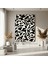 Soyut Siyah Beyaz Desen Tablosu 4