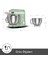 Mastermaid Chef Pro Çift Kollu Stand Mikser 1750W, 5 L Paslanmaz Çelik Hazne, Soft Green, 6 Kademeli Hız Ayarı 4