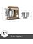 Mastermaid Chef Pro Çift Kollu 1750 W Stand Mikser – Ceviz Kahverengi, Yüksek Güçlü ve Dayanıklı Mutfak Yardımcısı 9