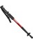 Aolıkes 3401 Hafif Alüminyum Alaşımlı Trekking Baton 4 Bölmeli Ayarlanabilir Yürüyüş Bastonu-Kırmızı (Yurt Dışından) 1