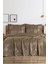 Ares 3 Parça Çift Kişilik Pike Takımı 230X250 Kahve 1