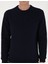 Erkek Lacivert 3 Iplik Regular Fit Içi Polarlı Bisiklet Yaka Basic Sweatshirt 50315021-VR033 6