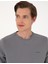 Erkek Gri 3 Iplik Regular Fit Içi Polarlı Bisiklet Yaka Basic Sweatshirt 50315021-VR024 2