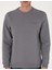 Erkek Gri 3 Iplik Regular Fit Içi Polarlı Bisiklet Yaka Basic Sweatshirt 50315021-VR024 6