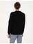 Erkek Siyah 3 Iplik Regular Fit Bisiklet Yaka Basic Sweatshirt 50314978-VR046 5
