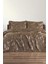 Plane 3 Parça Çift Kişilik Pike Takımı 230X250 Kahve 1