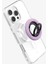 NanoPop MagFit iPhone için Manyetik Telefon Tutucu & Stand MagSafe özellikli Ring Grape Purple - AMP09030 3