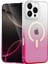 Apple Iphone 16 Pro Pummel Shiny Magsafe Kapak - Pembe Mrayd 1