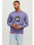 JORSILVERLAKE SWEAT CREW Mor Erkek Sweatshirt 1