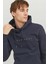JJESTAR JJ SWEAT HOOD NOO Lacivert Erkek Sweatshirt 3