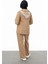 Belden Allerli Fileli Pantolon Takım - Camel 6