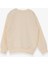 Kız Çocuk Sweatshirt Kalp Baskılı 2-6 Yaş, Krem 3
