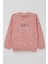 Kız Çocuk Sweatshirt Kalp Desenli Yazı Baskılı 1.5-5 Yaş, Gülkurusu 1