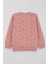 Kız Çocuk Sweatshirt Kalp Desenli Yazı Baskılı 1.5-5 Yaş, Gülkurusu 2