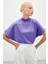 Yarasa Kol Salaş Bluz - Lila 1
