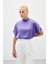 Yarasa Kol Salaş Bluz - Lila 3