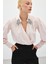 Aksesuar Detaylı Bodysuit Bluz - Pudra 1